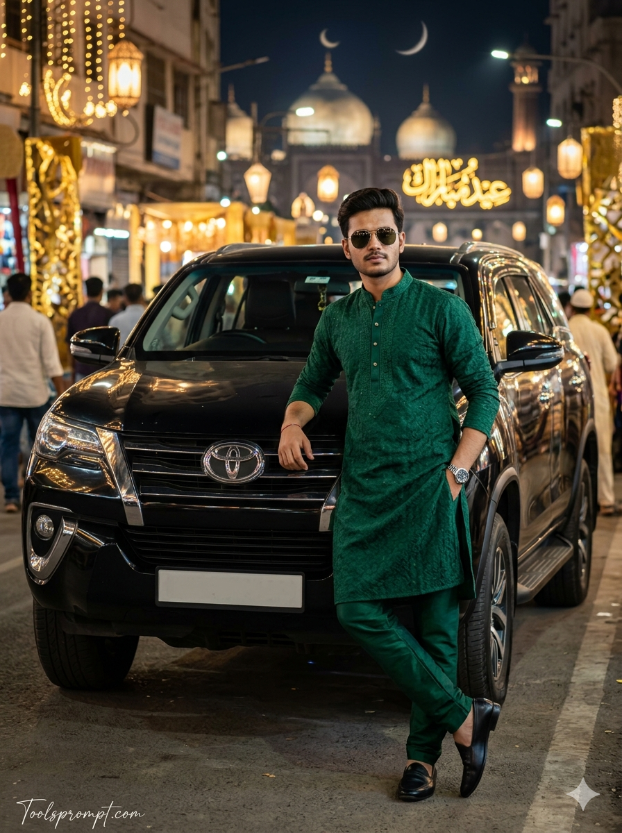 Eid Mubarak AI Photo Editing Prompt  - AI Generated Image