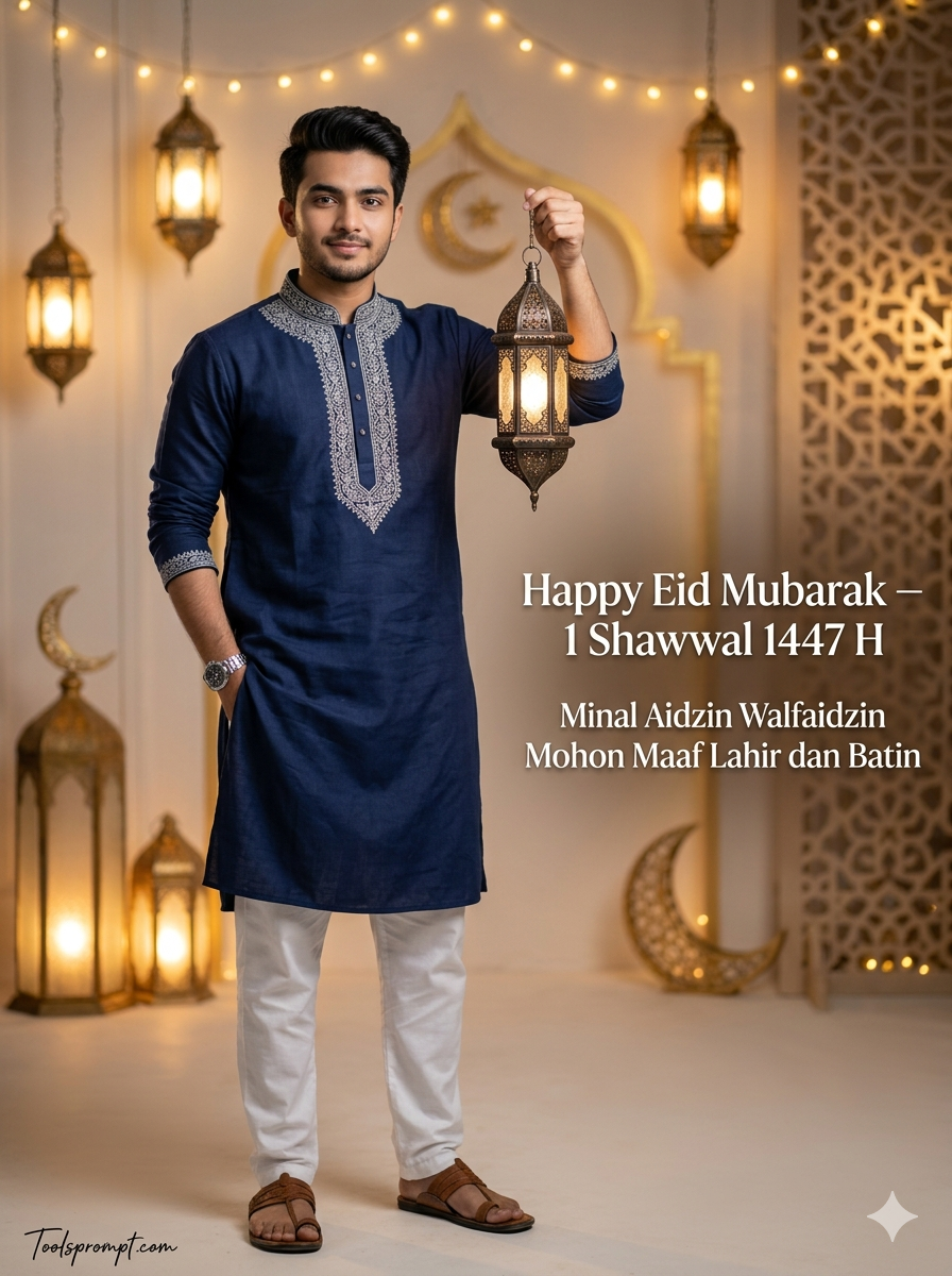 Viral Eid Mubarak Ai Photo Editing Prompt Try On Bing Image Creator  - AI Generated Image