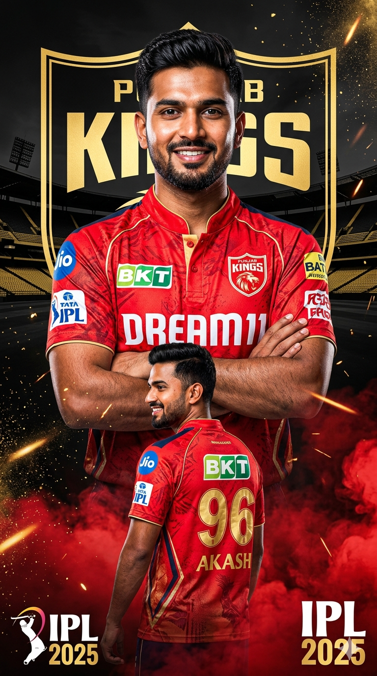 Punjab Kings Ai Photo Editing Prompt - AI Generated Image