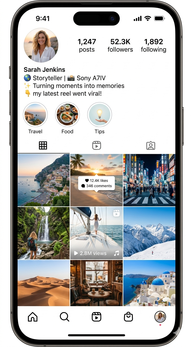 Gemini Instagram Prompt Custom Page By A Single Prompt  - AI Generated Image