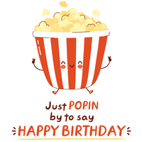 Popcorn birthday