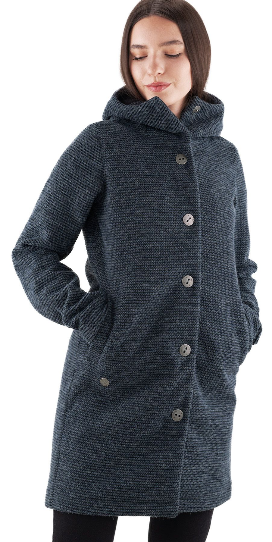 Woolshellový kabát Harlem Blue Nights
