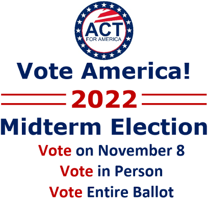 Vote Americia 2022 Midterm Election