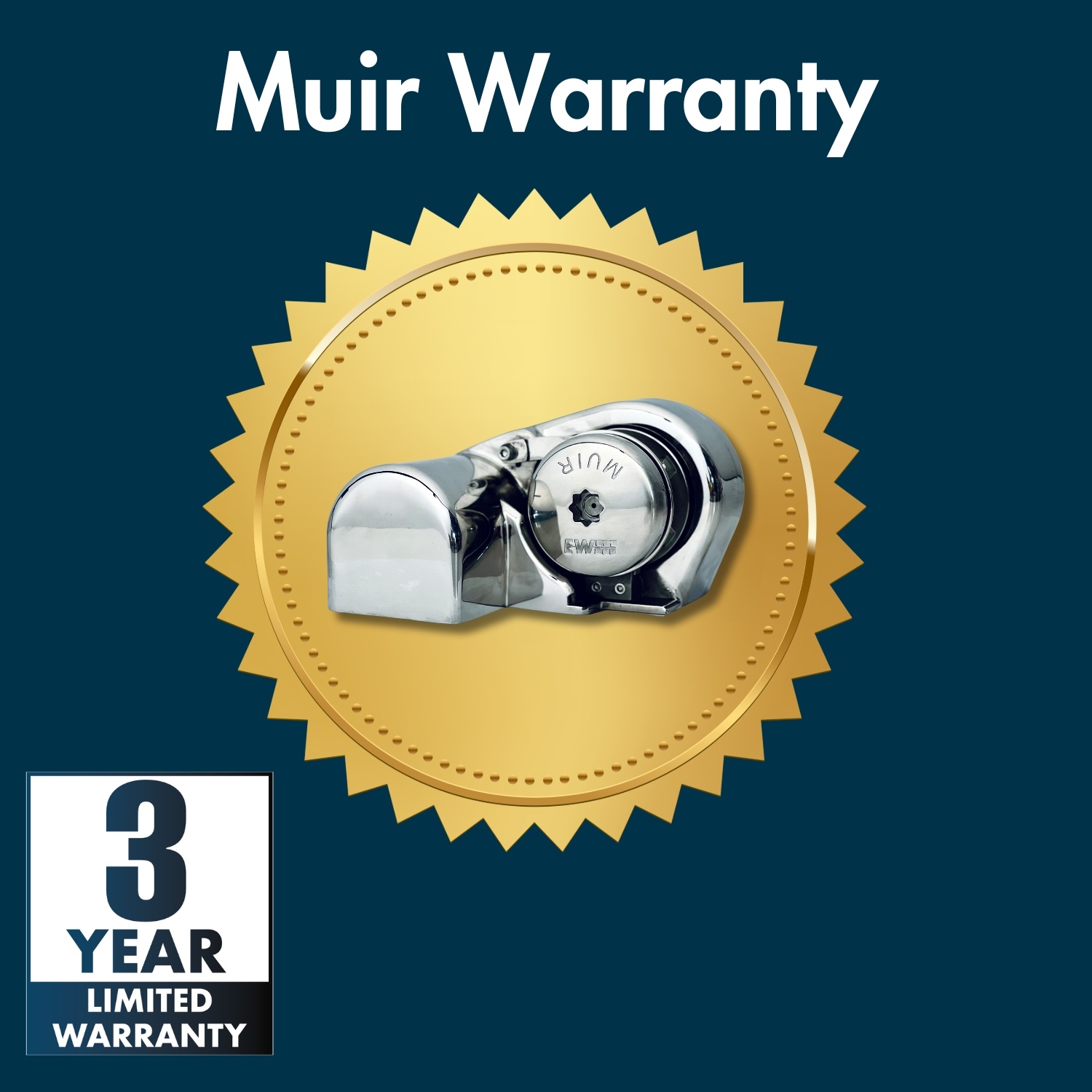 3-year Muir warranty