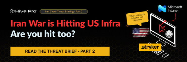 Email banner of cyber threat brief report 2 (part 2)