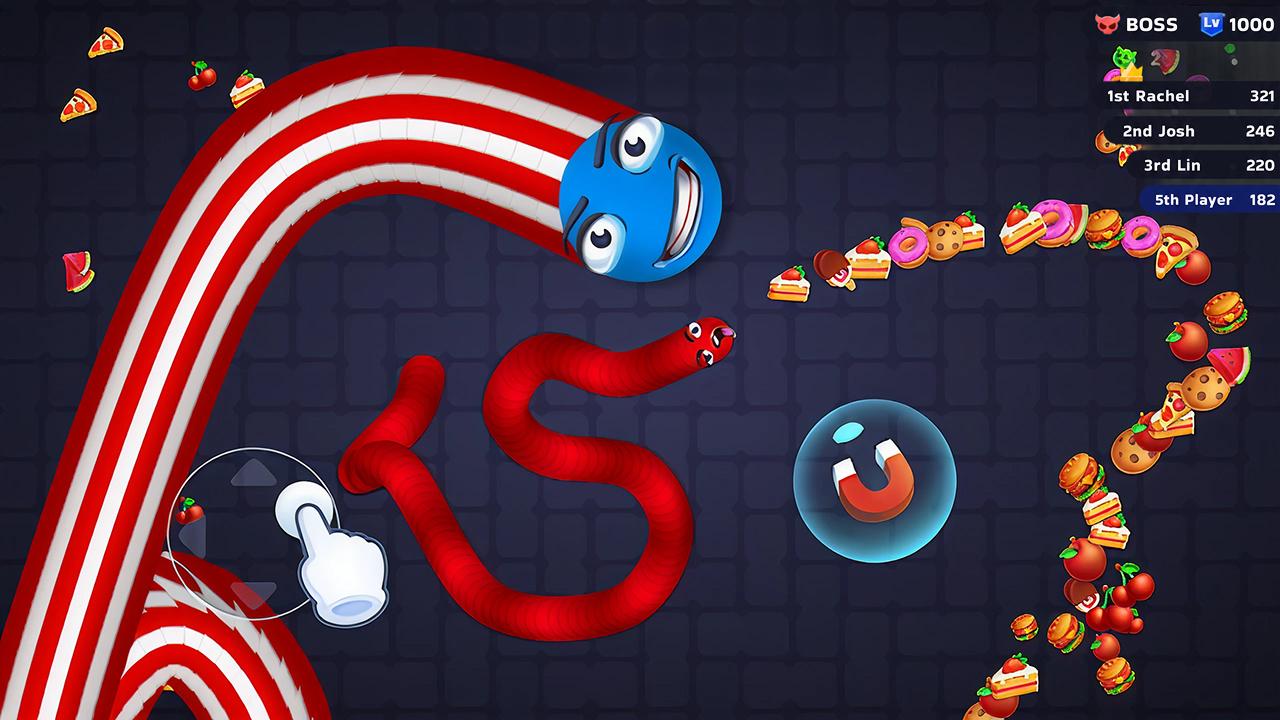 Snake vs Worms game cover