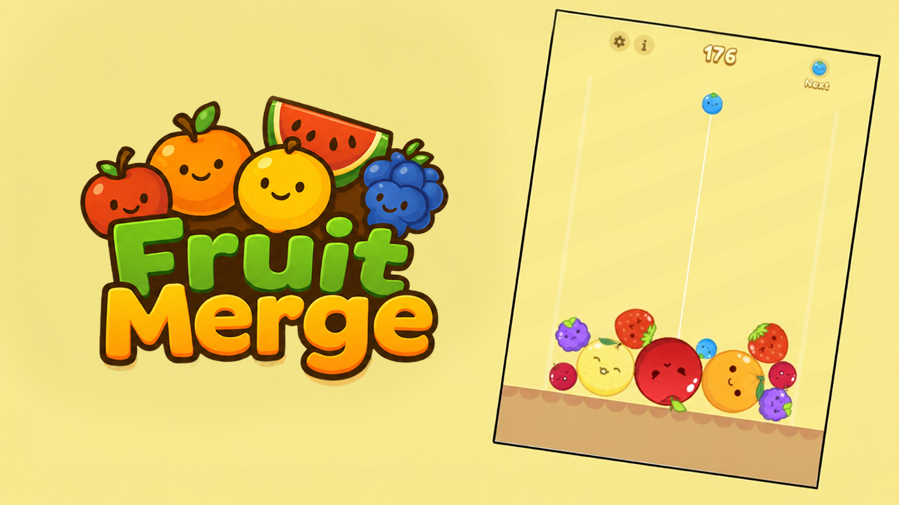 Merge Fruits game cover