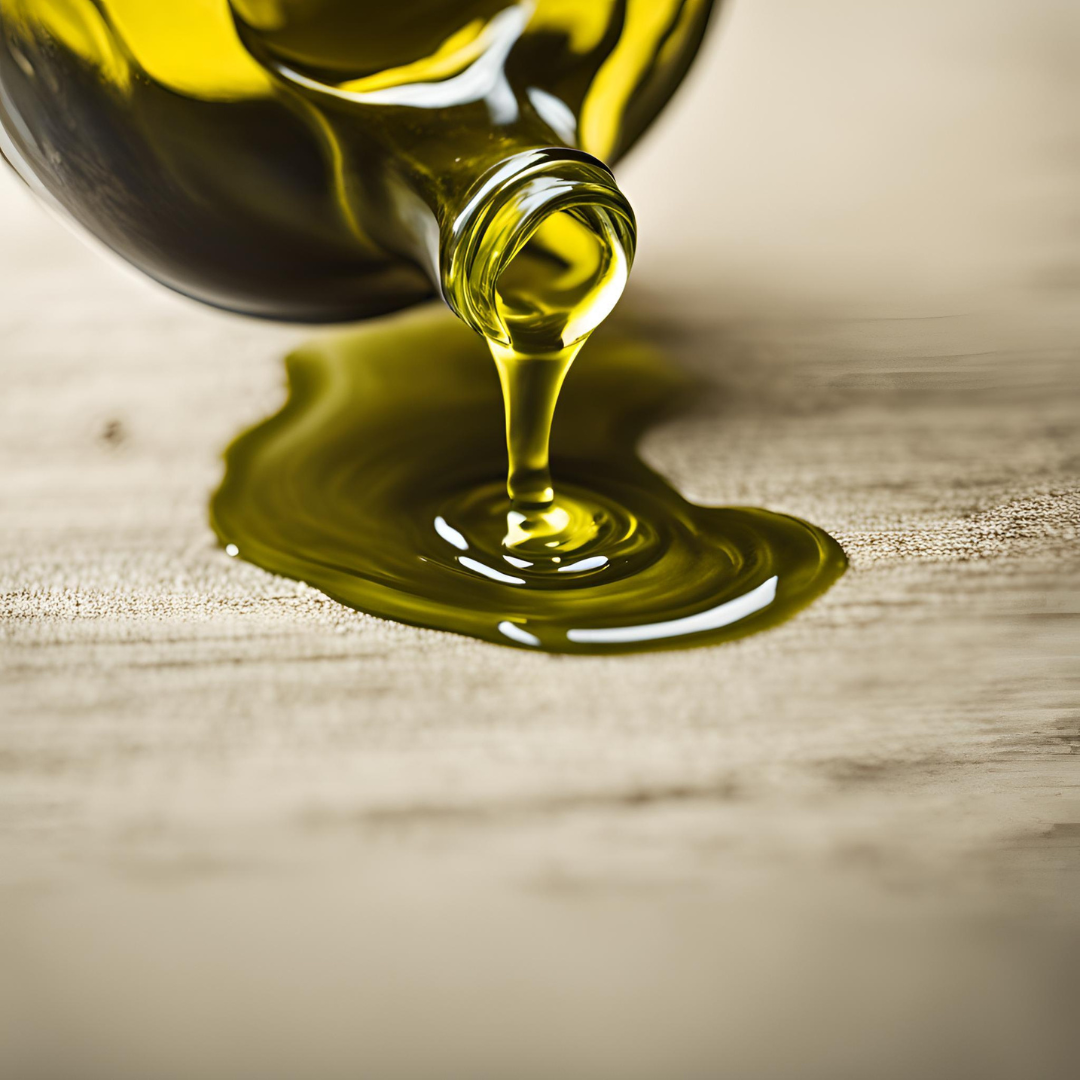 olive oil spilling