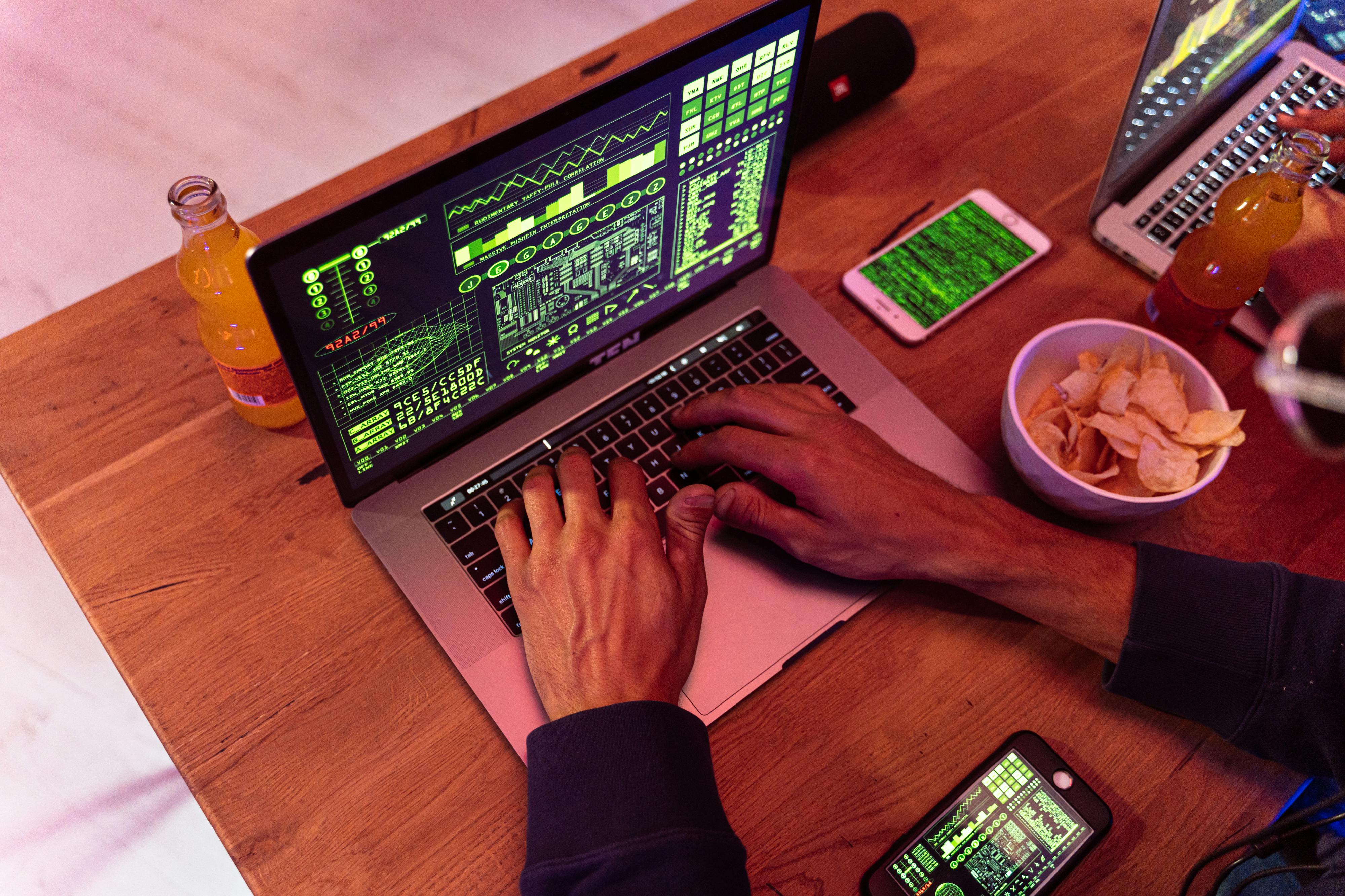 chips and a computer