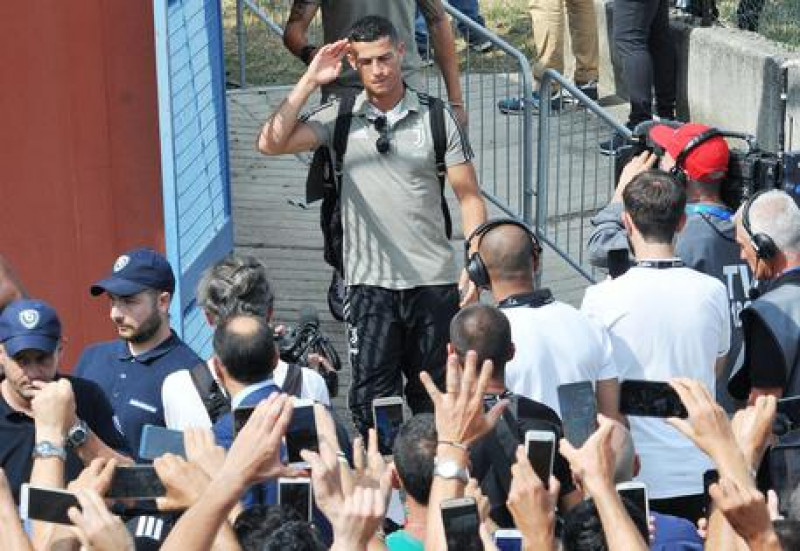 A Verona unità anti-terrorismo per il debutto di Cristiano Ronaldo