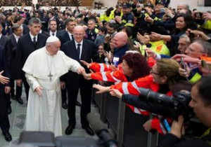 La protezione civile piemontese in udienza dal Papa