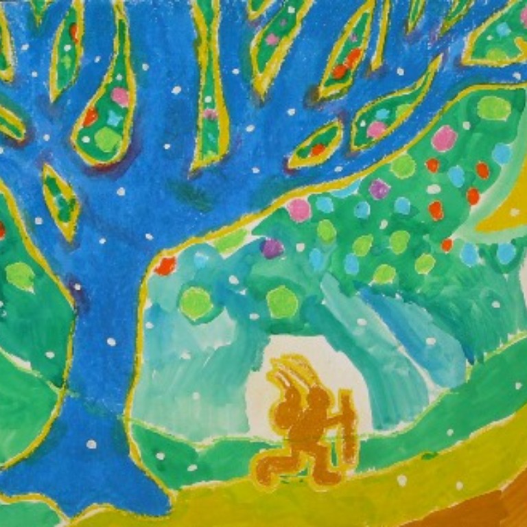 子ども絵画館10・酒井式シナリオ「モチモチの木（クレヨンバージョン