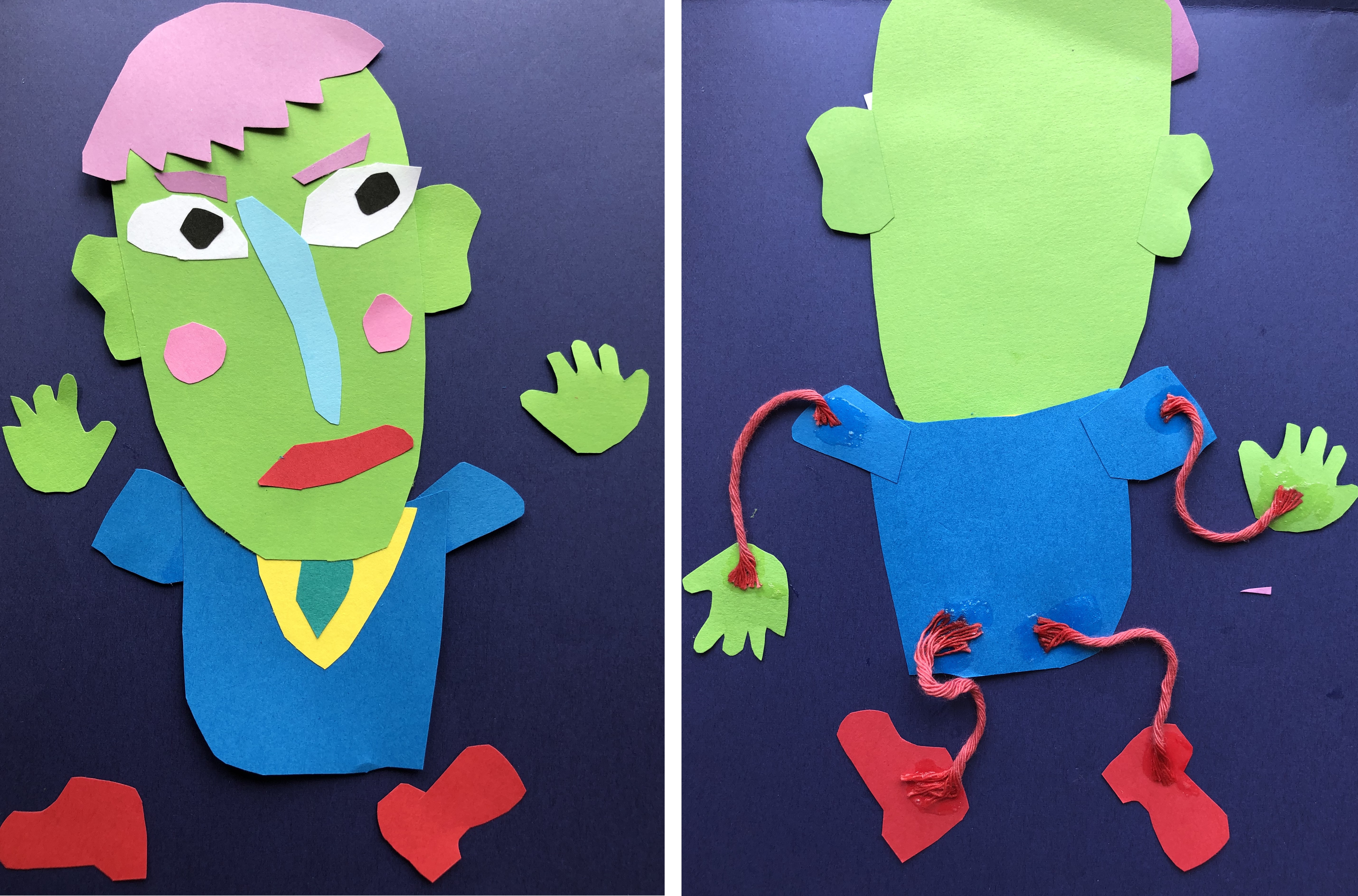 創作紙人形（第1～4時） | TOSSランド