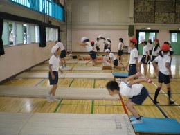 Tossランド 修正追試 根本式立ち幅跳び指導 小学校５年生 第二時