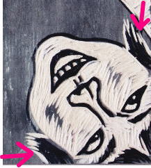 木版画「じゃんけんぽん」3 顔の彫り | TOSSランド