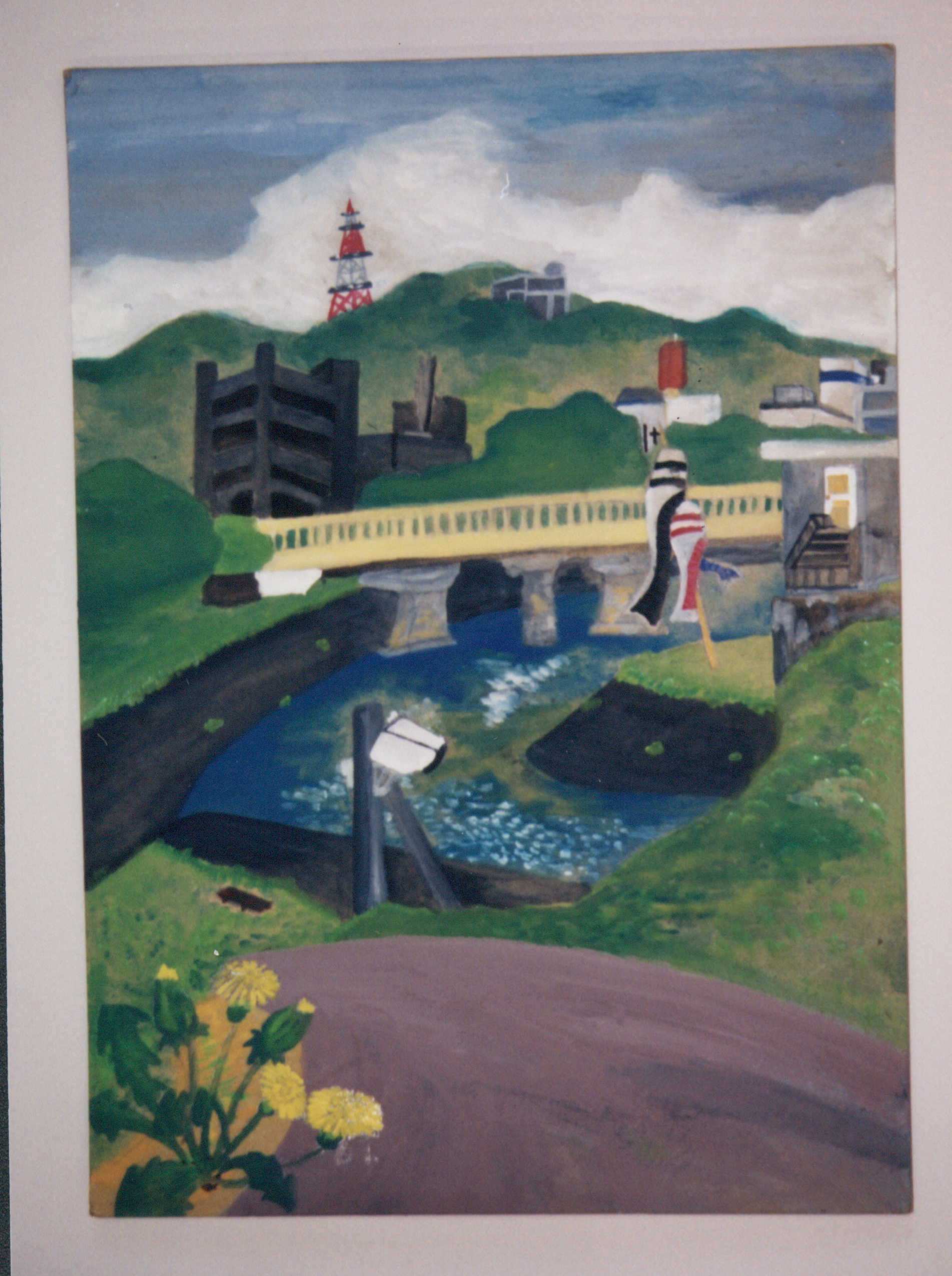風景画 「橋のかかる川」の描き方 | TOSSランド