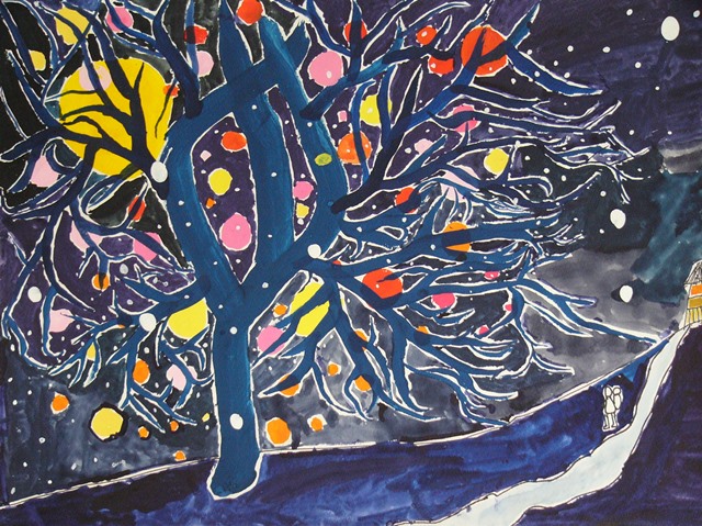 モチモチの木絵画指導法, モチモチの木 絵 図工 – KOYZ