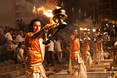 Gangesaarticeremonyvaranasidreamstimel34796070
