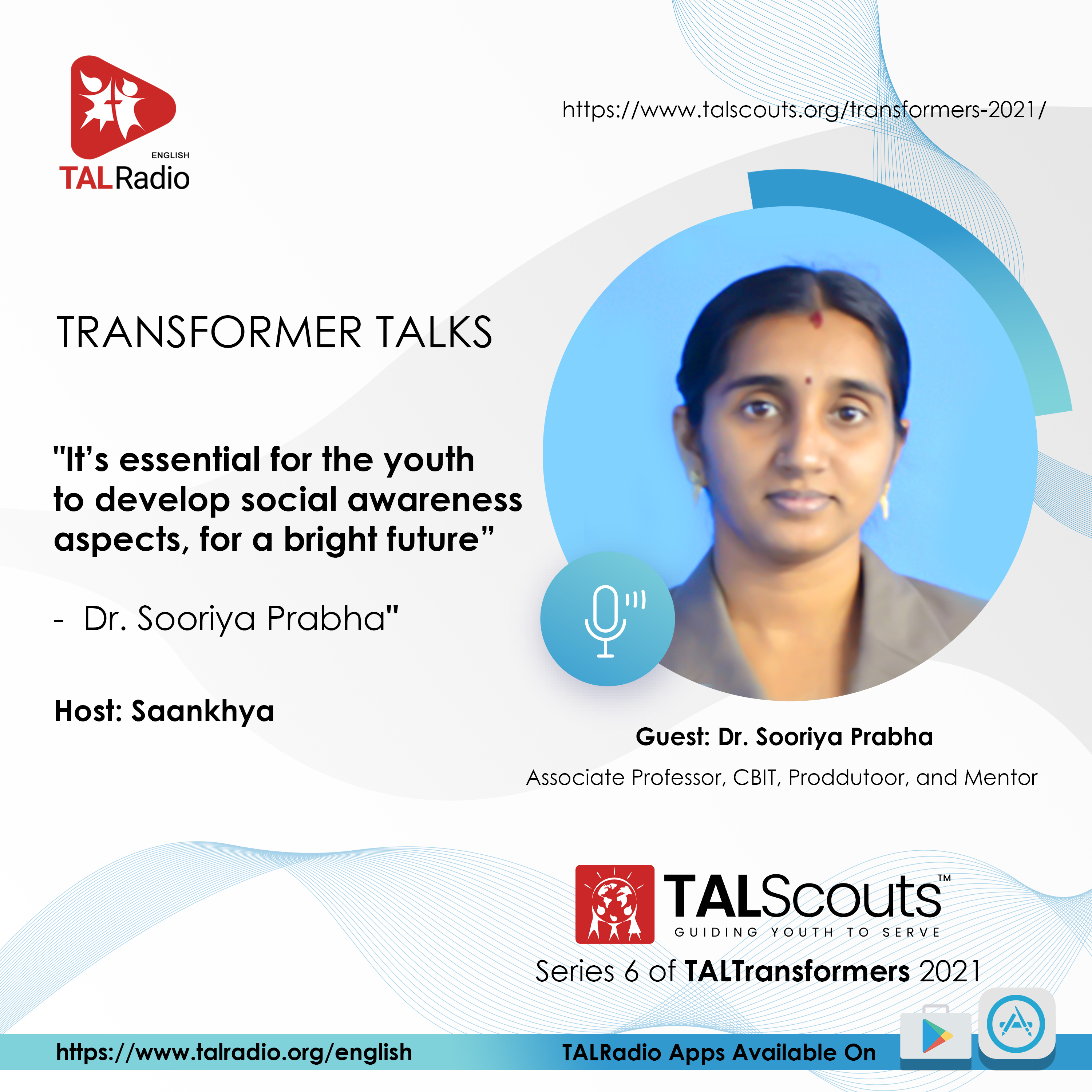 TAL Transformers Talks with Dr. Sooriya Prabha