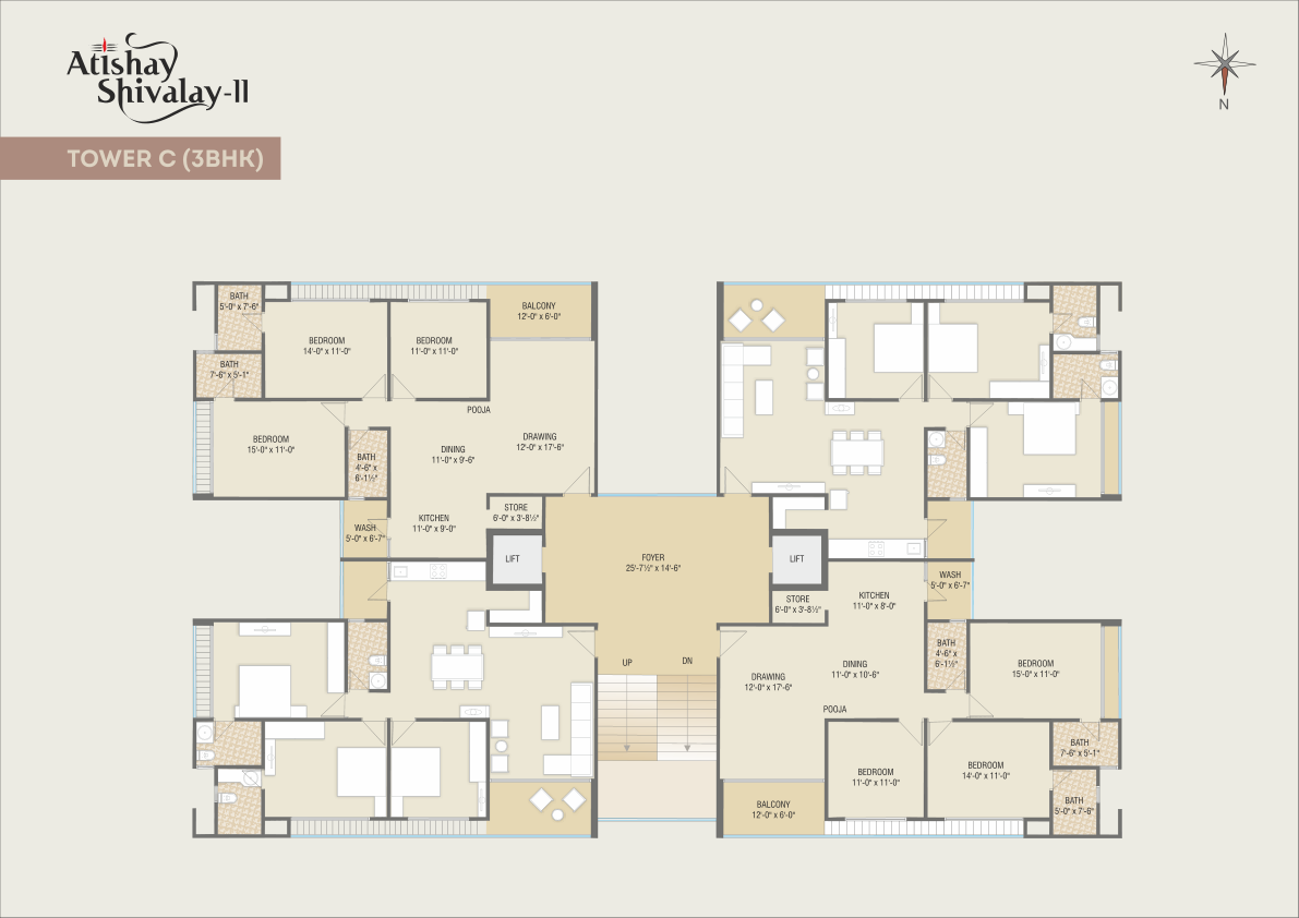 ATISHAY SHIVALAY-II by SHREEJI INFRASTRUCTURE at ATISHAY SHIVALAY-II, B ...
