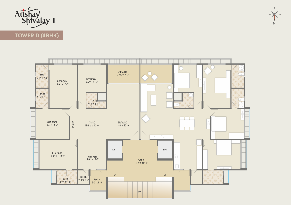 ATISHAY SHIVALAY-II by SHREEJI INFRASTRUCTURE at ATISHAY SHIVALAY-II, B ...
