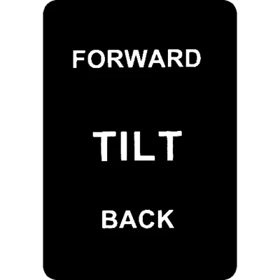 DECAL-112 DECAL (INCLINACIÓN AVANCE/BACK)