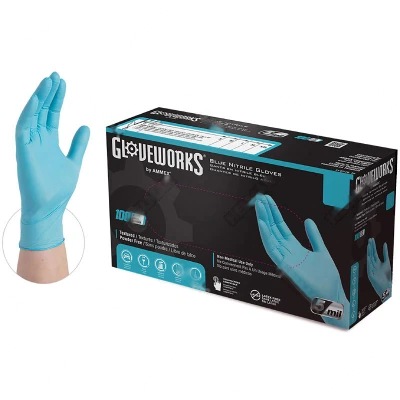 GLV-2140 AZUL NITRILE POWDER FREE (X/L/100)