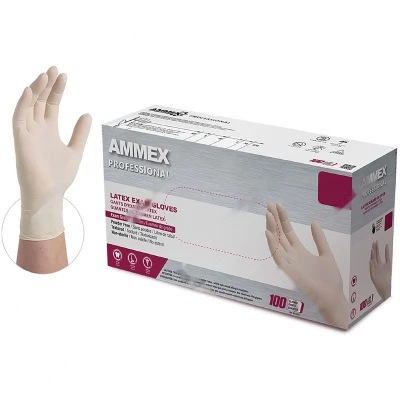 GLV-4381 LATEX GLOVE (LARGE 100 PCS)