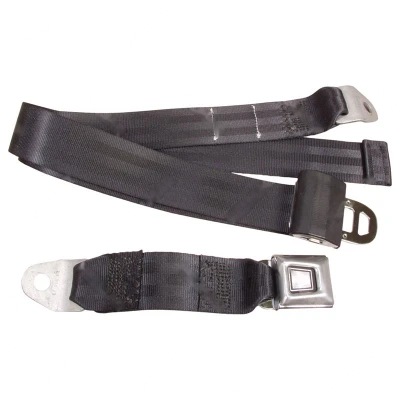 LB-74-BLACK LAP CINTURÓN DE SEGURIDAD