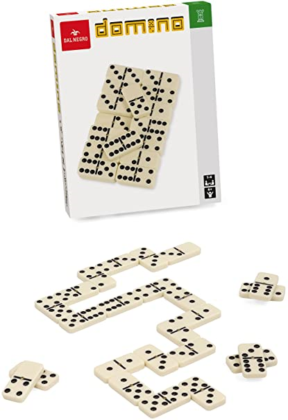 Domino Domino Gioco da Tavolo 28 Tessere Società Strategia Scatolo in Legno OFFERTA 