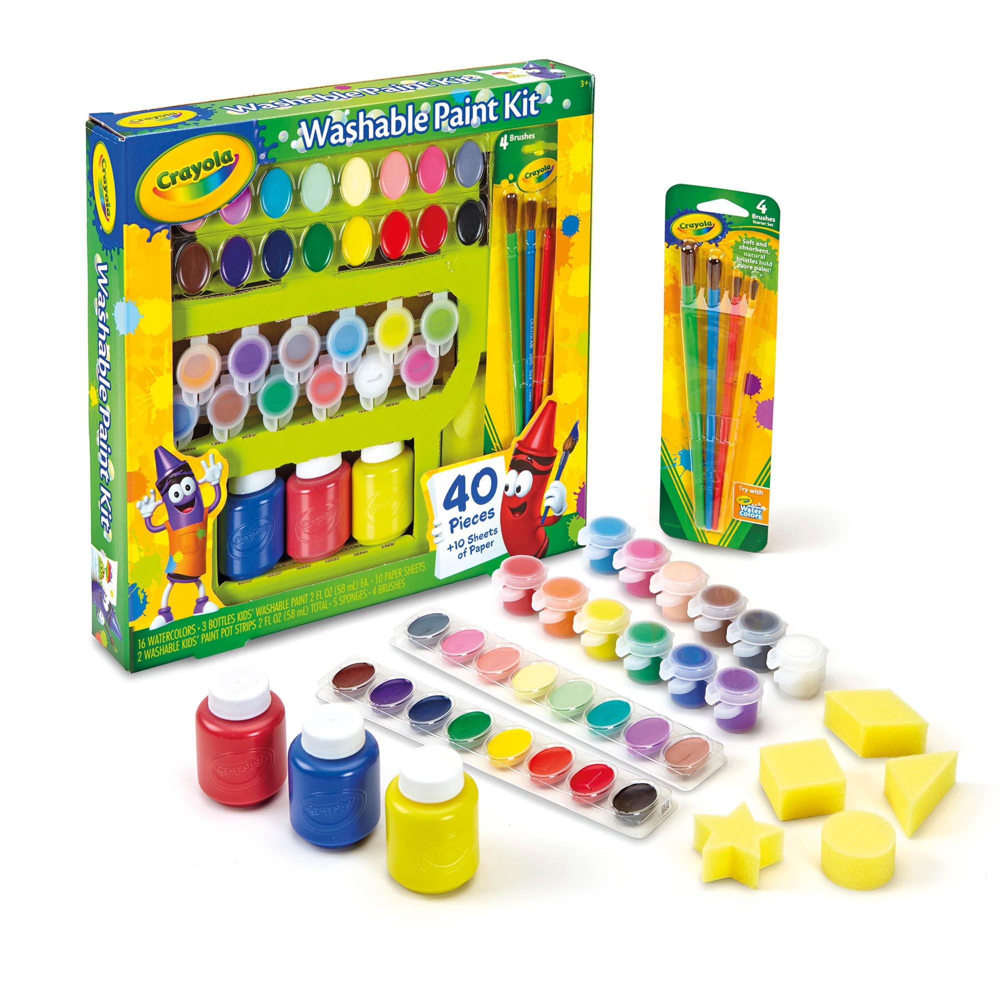 Per Bambini Attività Craft Kit Set fuori produzione RARE Crayola Pagaia PITTURA Pack 