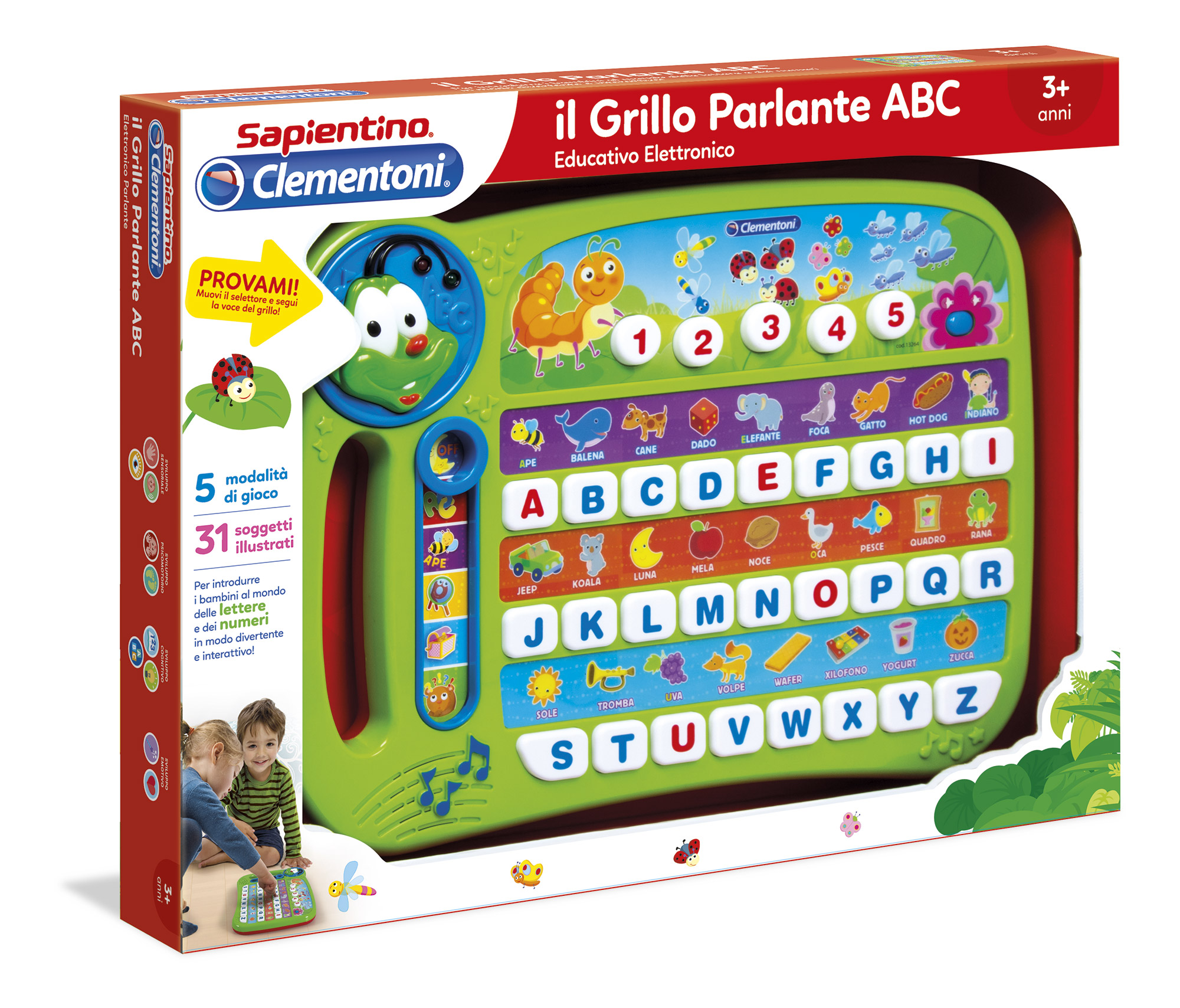 CLEMENTONI - 13264 - Il Grillo Parlante ABC - Toys Center