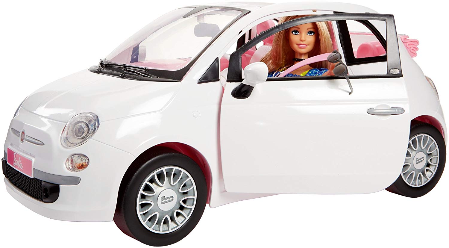 fiat 500 rosa barbie