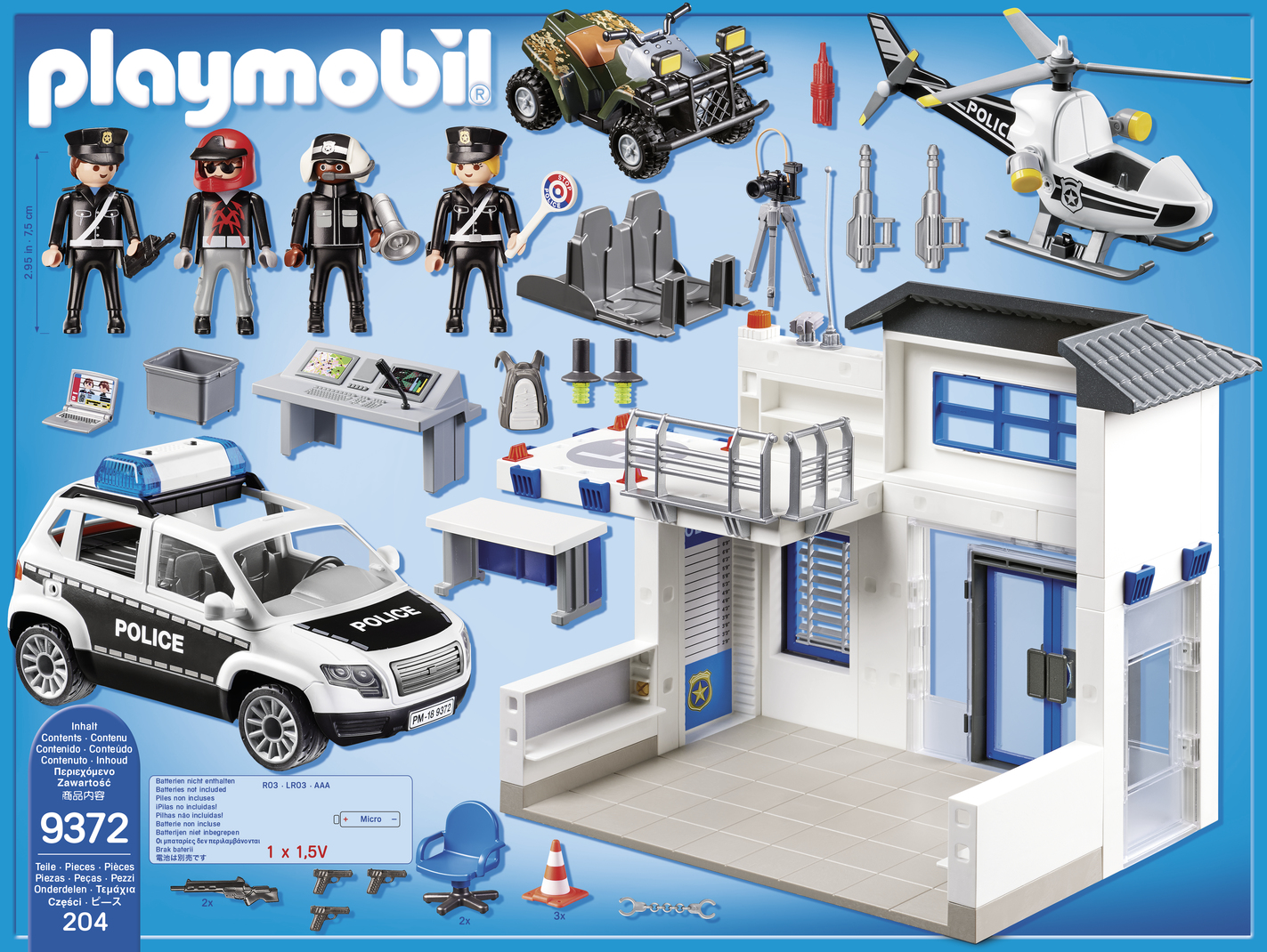 stazione di polizia playmobil