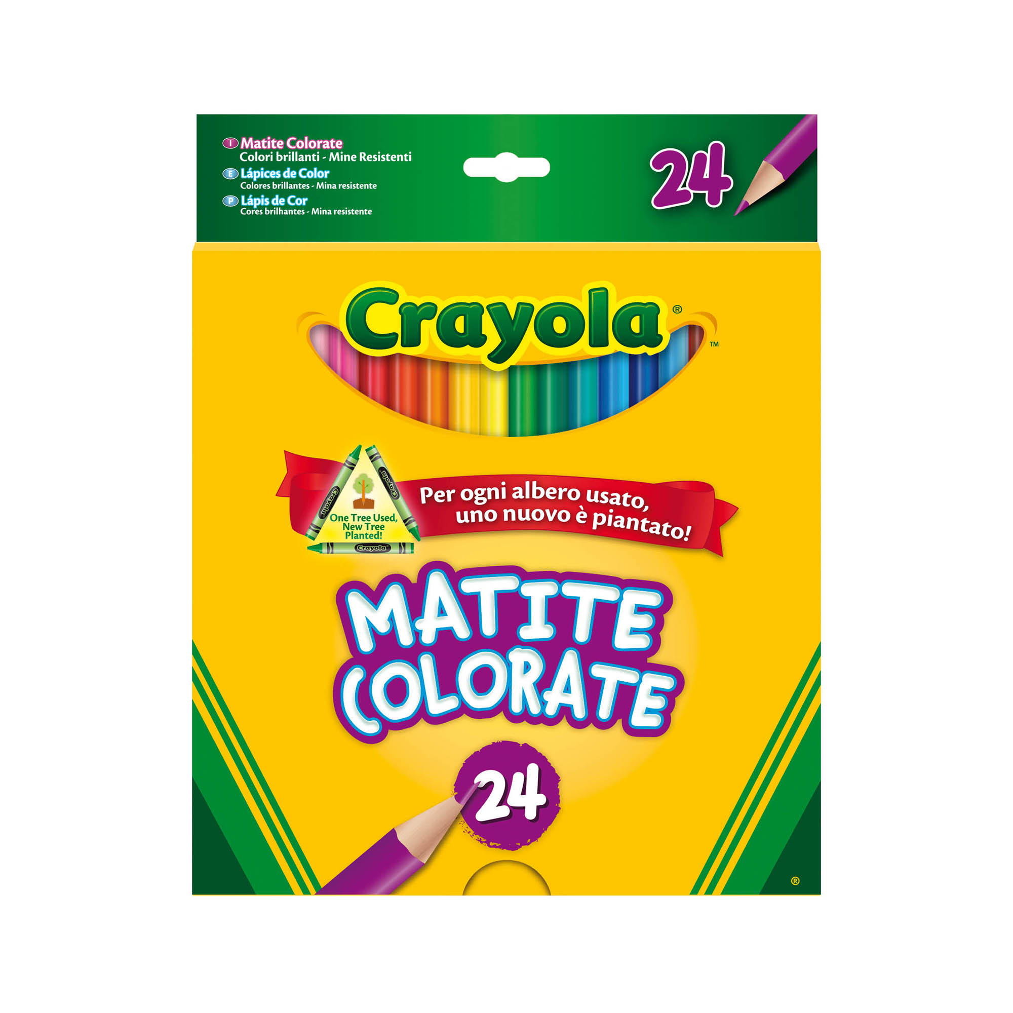 prezzi bassi X 2 Crayola MATITE COLORATE-confezione da 12-Sigillato Nuovo di Zecca & 