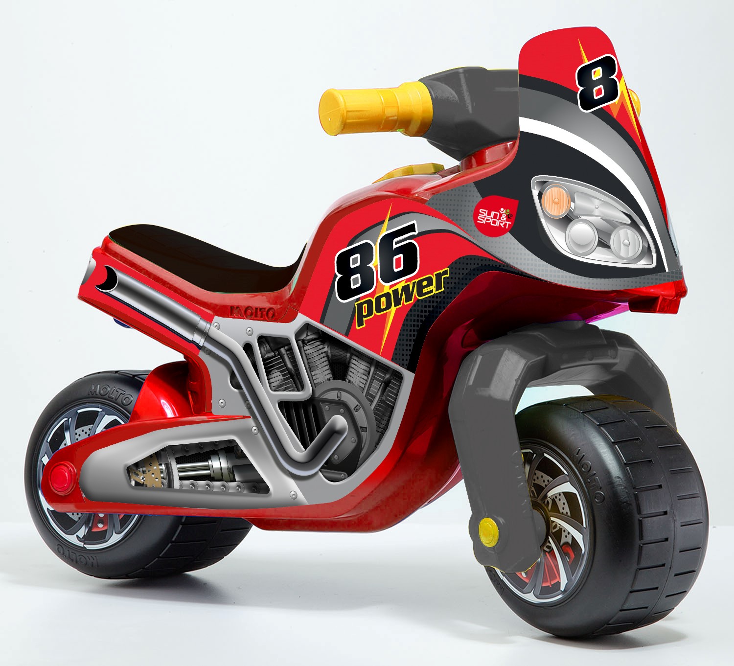 SUN \u0026 SPORT MINI MOTO CAVALCABILE - Sun\u0026sport - Toys Center