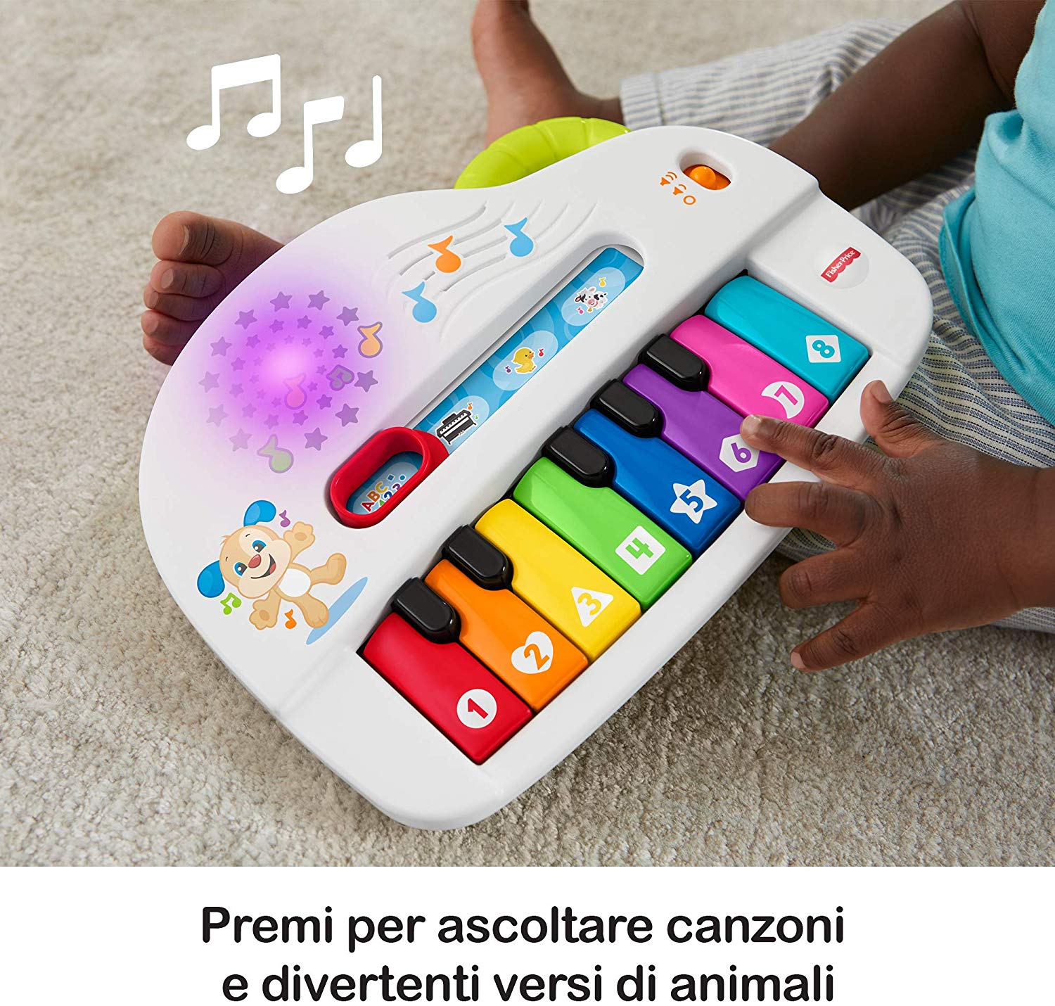 5-note Set Xilofono Palmare Pianoforte Giocattoli per bambini apprendimento 