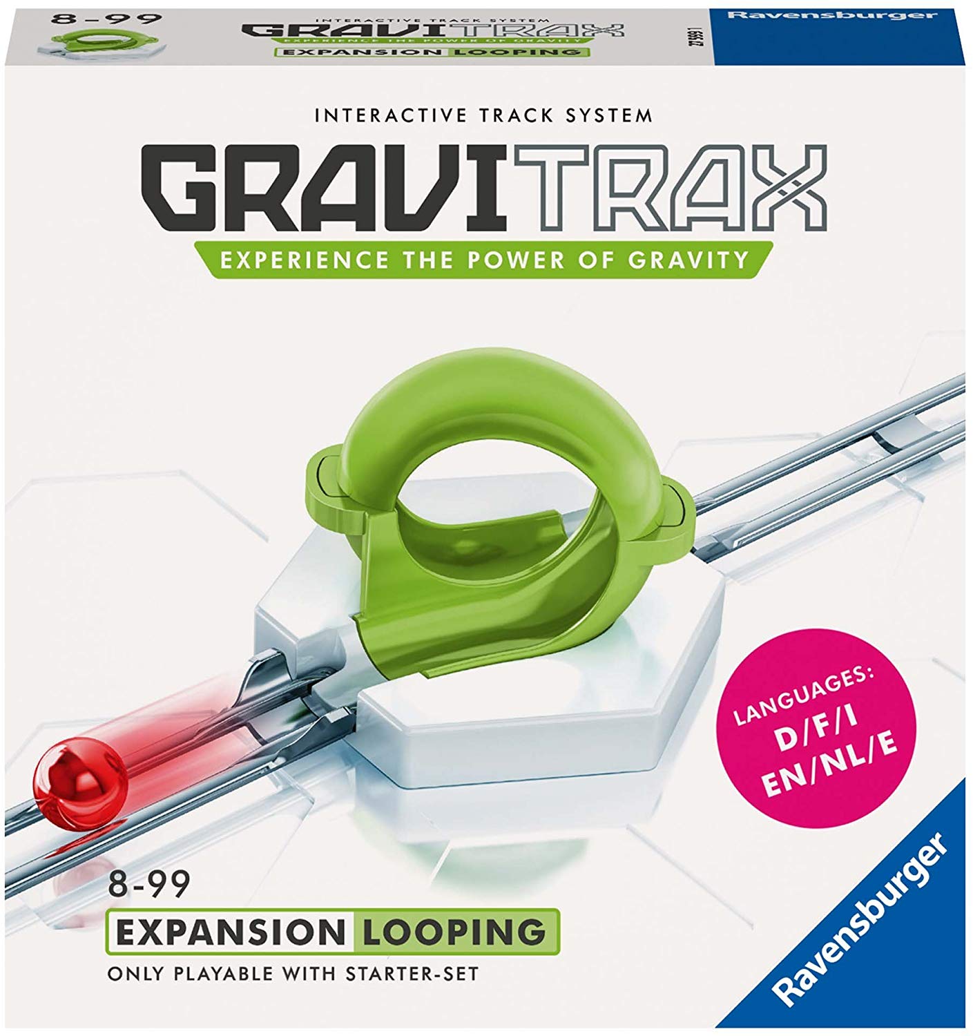 Circuito con biglie Forza di gravità Gioco di logica Gravitax starter kit 
