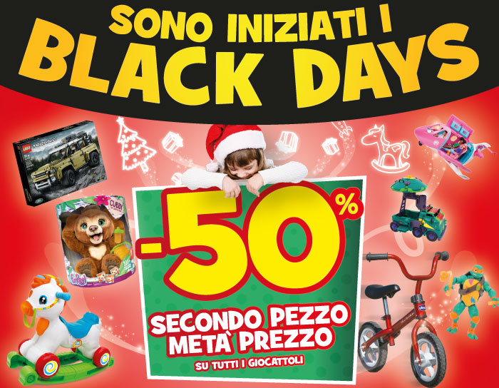 toys center sconto 50