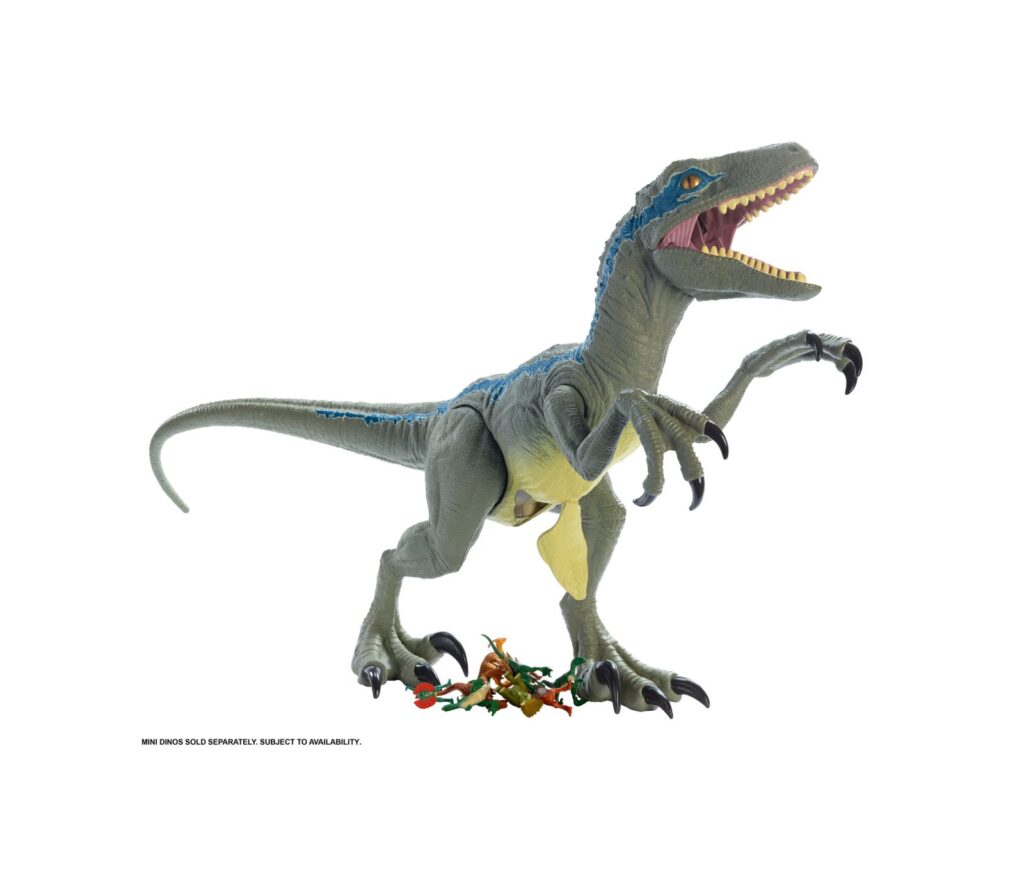 Jurassic World Dino Rivals Velociraptor Blu Dinosauro Articolato 9958