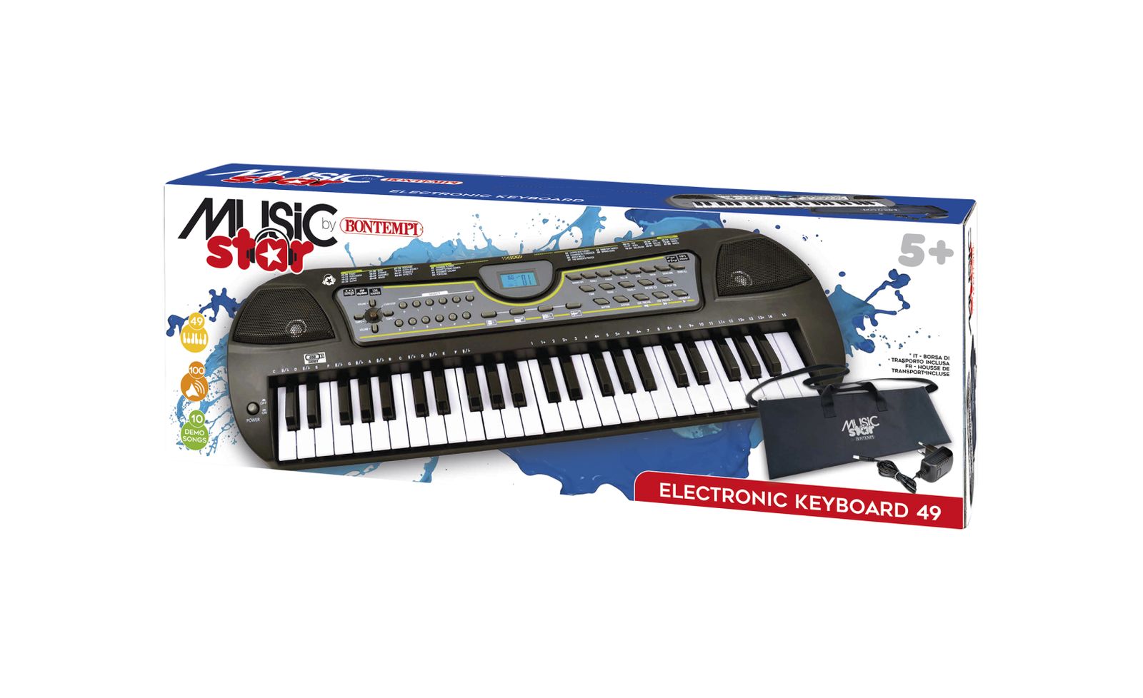 Tastiera Pianoforte Elettronica 37 Tasti，Tastiera Musicale Portatile Pianola Per Scuola Media o Bambini Digitale Tastiera Giocattolo Regalo per Principianti Ragazzi Ragazze Brillare di Rosa