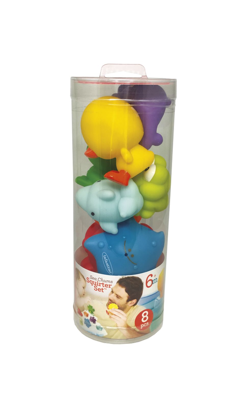 Gelrizty set di 6 giocattoli da bagno illuminati per bambini giocattoli sensoriali per neonati colorati scacchi per bambini giocattoli educativi da bagno per bambini
