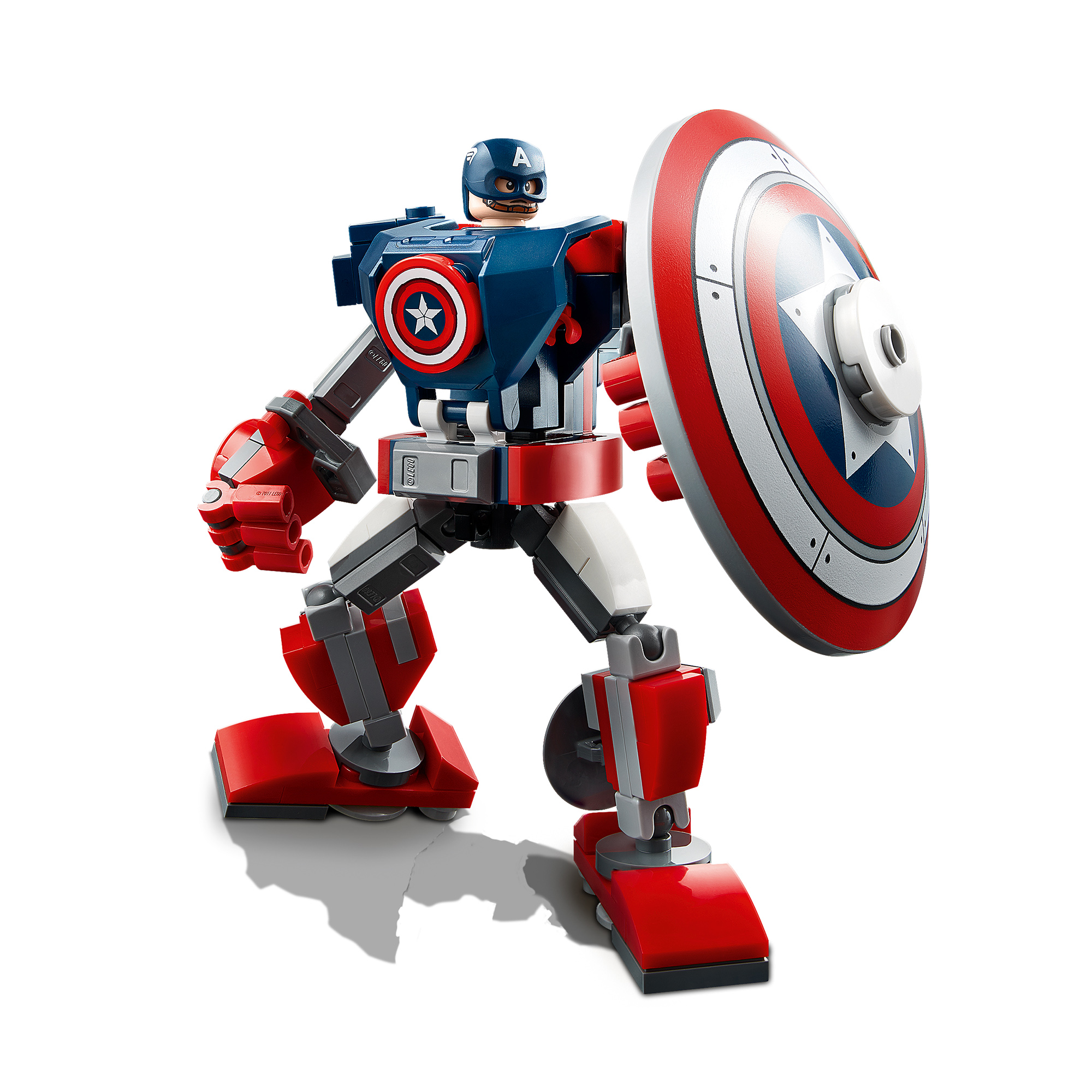 LEGO Marvel Super Heroes Captain America Mech Armor 76168 Toys Center