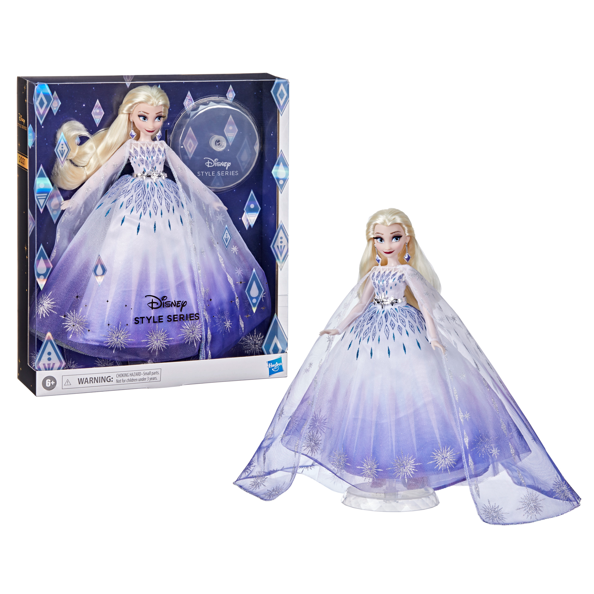 TOYSCENTER - VOLANTINO_SOTTOCOSTO_LATINA - Hasbro Frozen Style Series -  Elsa, Fashion Doll Da Collezione Con Accessori, Per Bambine E Bambini Dai 6  Anni In Su