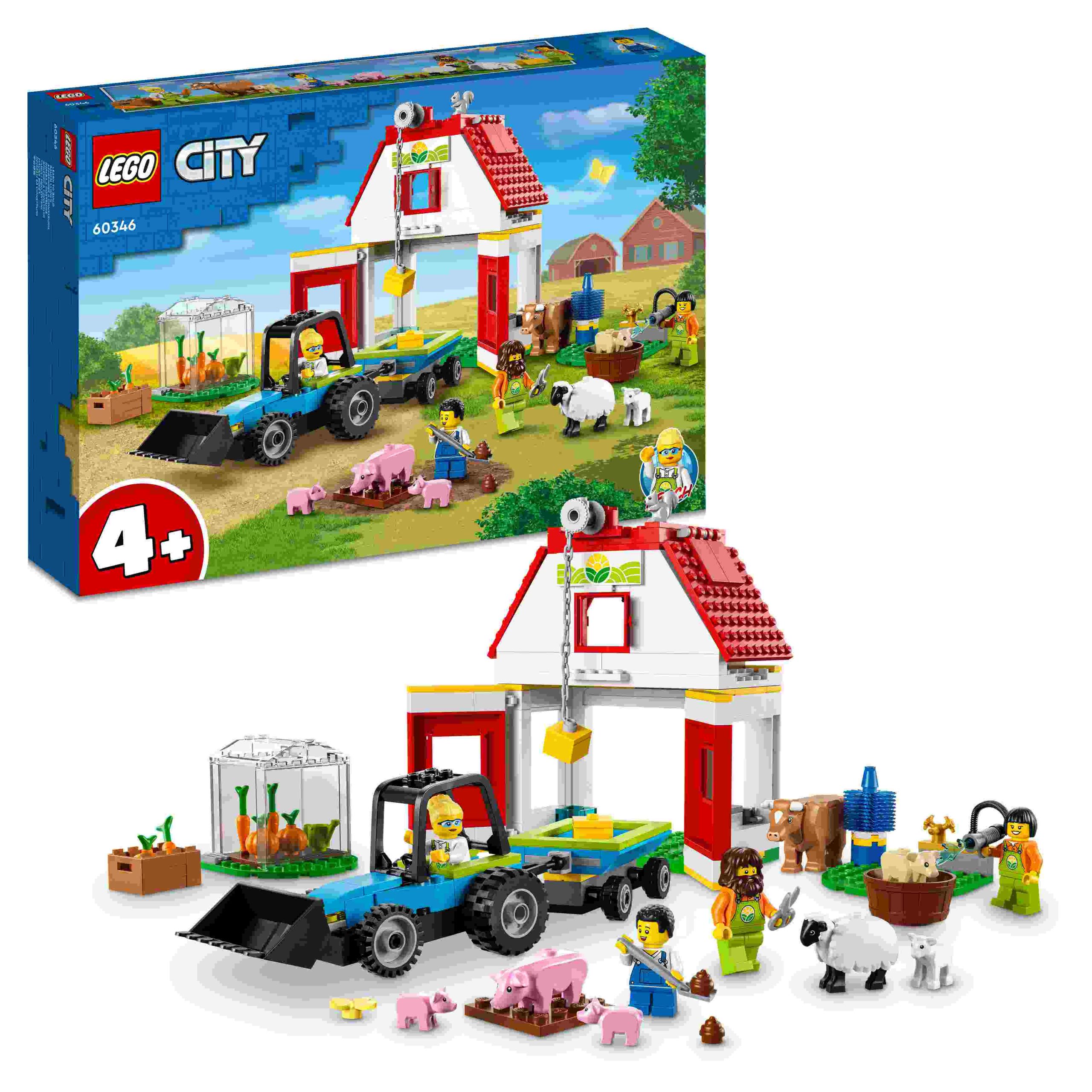Lego city 60346 il fienile e animali da fattoria, idea regalo con trattore  giocattolo, giochi per bambini dai 4 anni in su - Toys Center