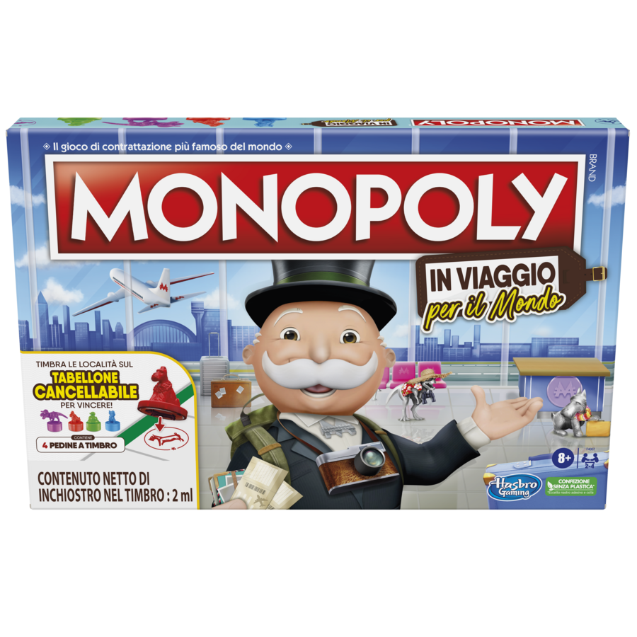 MONOPOLY 3 Mini Pocket Travel Hasbro Monopoly Forza 4  Indovina Chi ?2010 Gioco Da Tavolo 
