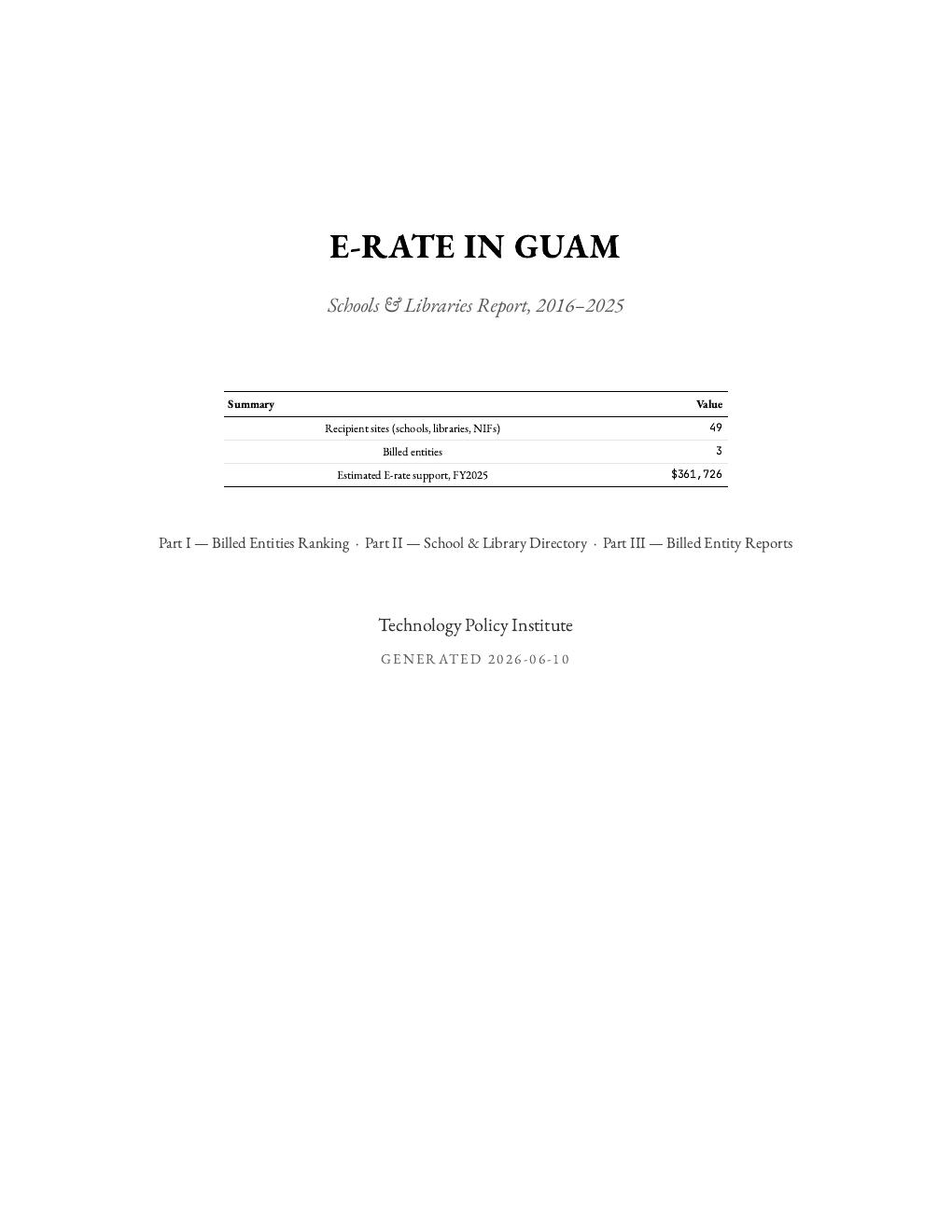 Guam report cover