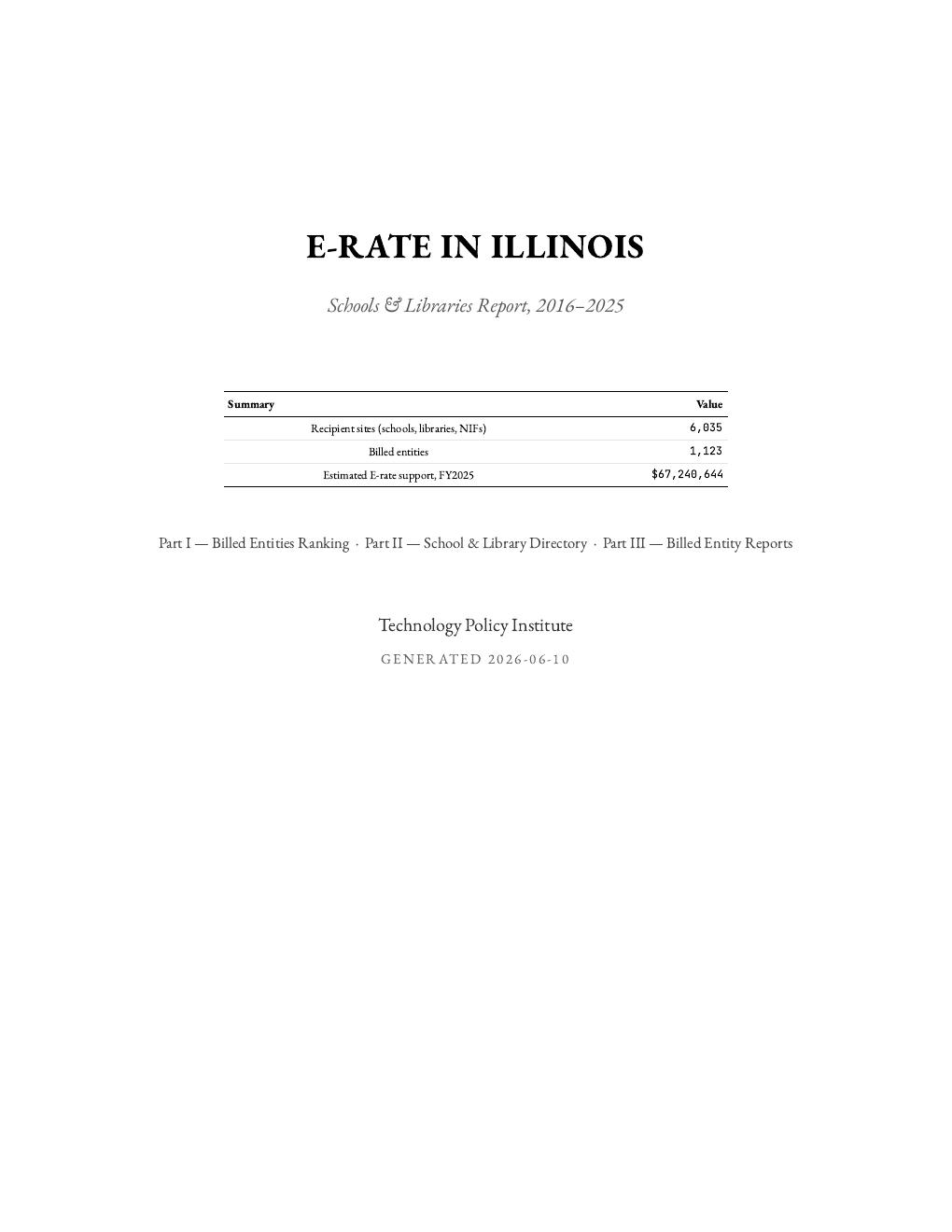 Illinois report cover