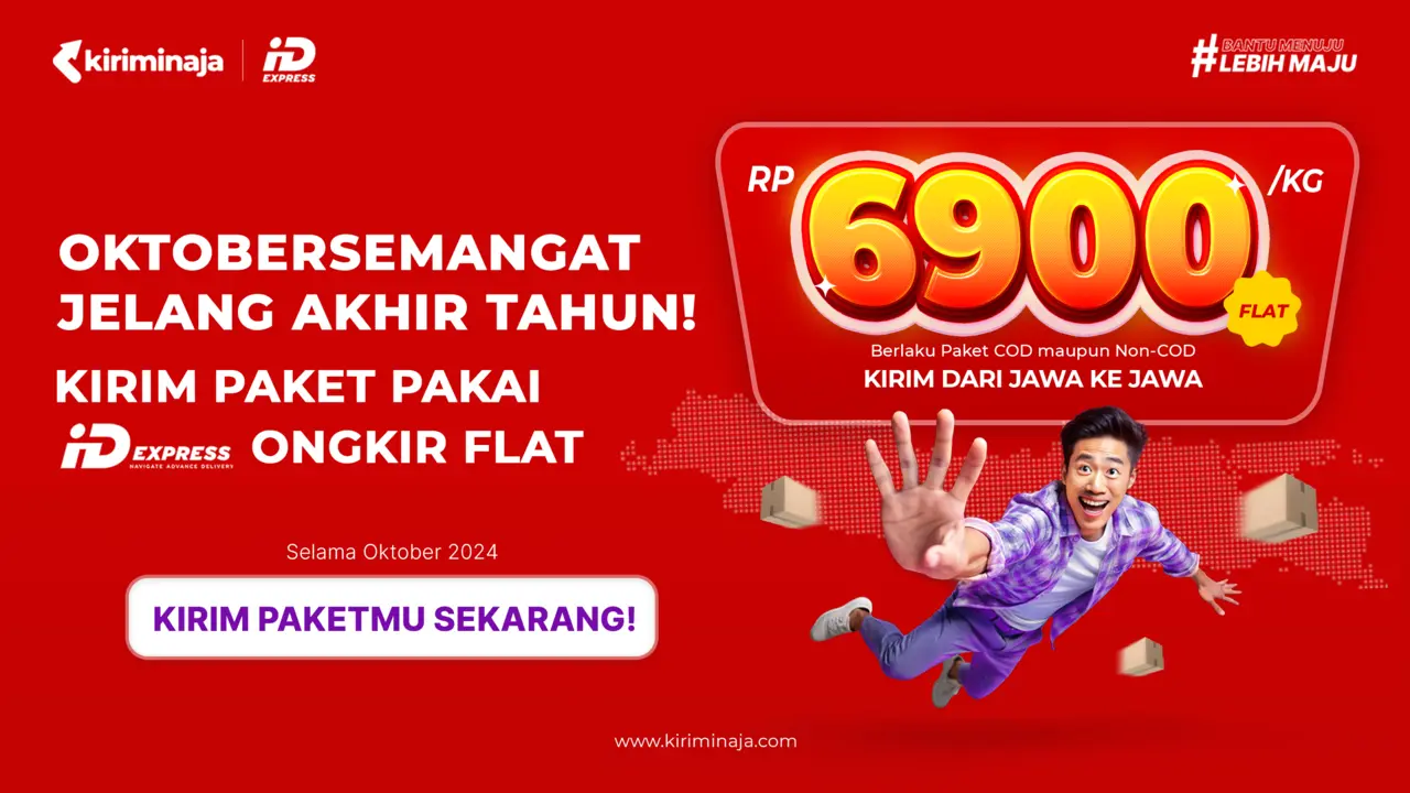 Kirim Paket pakai ID Express Flat Ongkir