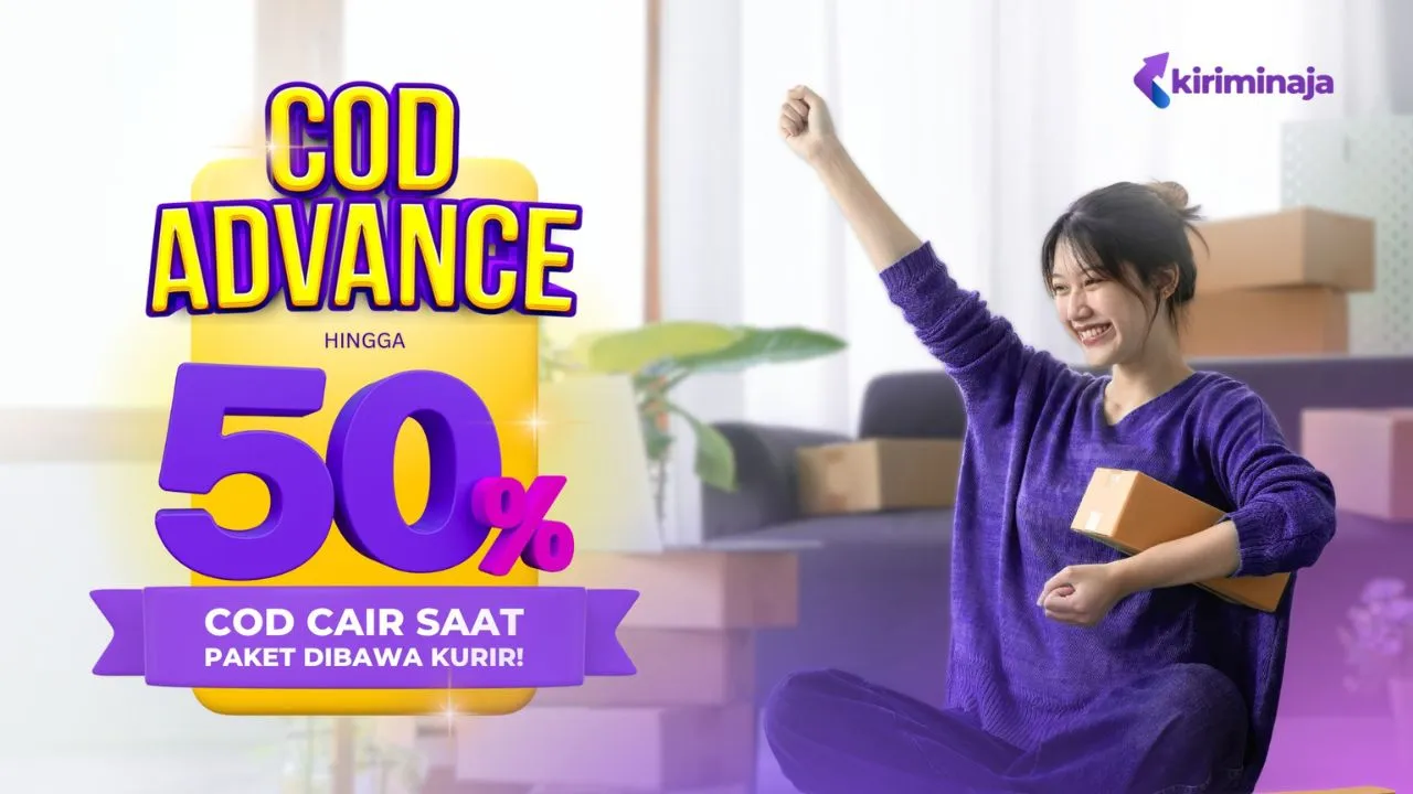 KiriminAja COD Advance Paket Di-Pickup COD Cair